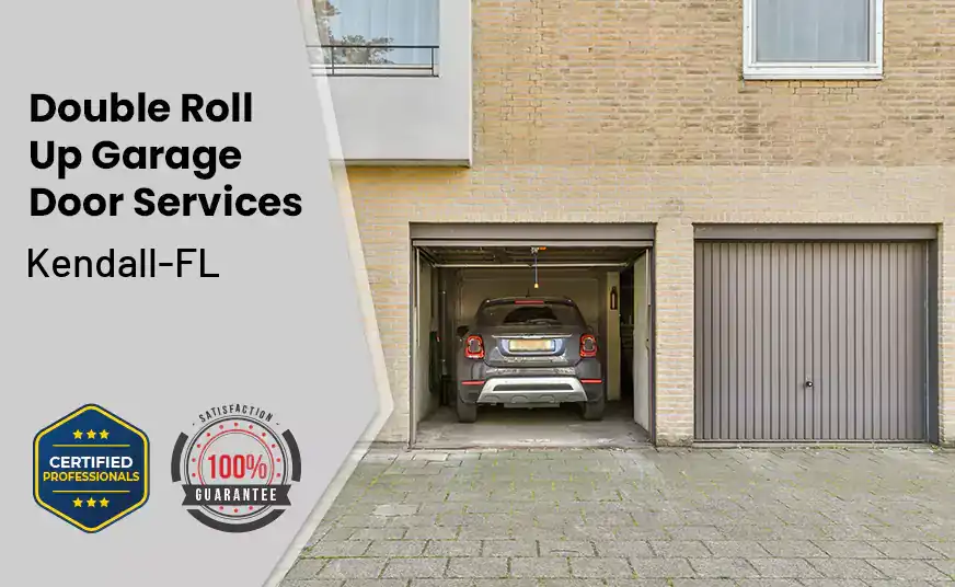Double Roll Up Garage Doors Kendall-FL 